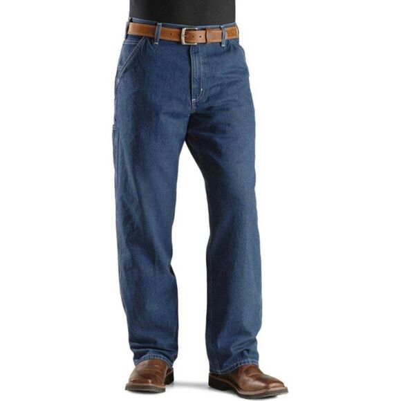 Carhartt Relaxed Fit Blue Jeans Workwear Mens Size 40x32 - Picture 1 of 11